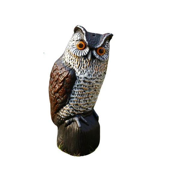 Bagoly mozgásérzékelővel és hangjelzéssel – 43 cm